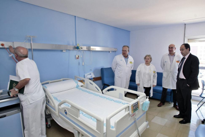 Una de las habitaciones de la Unidad de Paliativos-Mario Tejedor