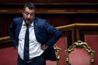 El ministro del Interior italiano, Matteo Salvini.-EFE