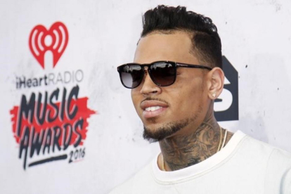 El rapero Chris Brown-DANNY MOLOSHOK