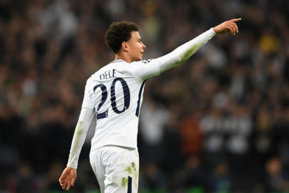 Dele Alli en un partido con el Tottenham.-PERIODICO