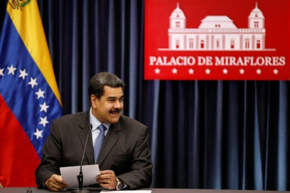 Venezuela s President Nicolas Maduro smiles as he talks to the media during a news conference at Miraflores Palace in Caracas Venezuela September 18 2018 REUTERS Marco Bello-MARCO BELLO (REUTERS)