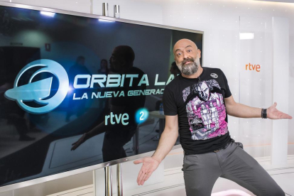 Goyo Jiménez, presentador de 'Órbita Laika: la nueva generación', en una foto promocional del programa de La 2.-