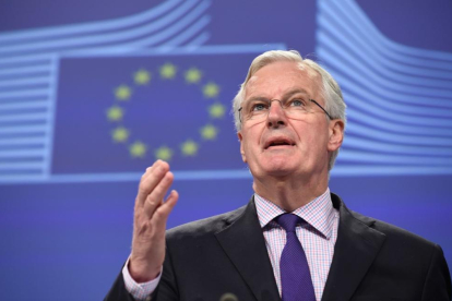 Michel Barnier.-JOHN THYS / AFP