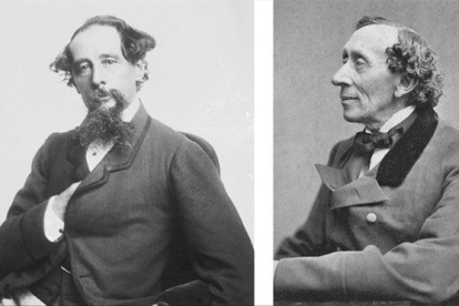 Charles Dickens y Hans Christian Andersen.-