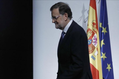 Mariano Rajoy, el pasado martes en Madrid.-EFE / EMILIO NARANJO