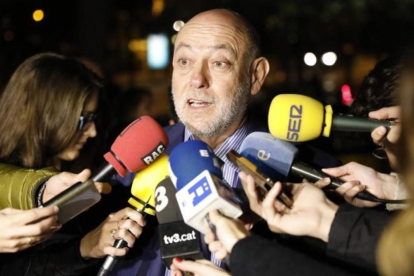 El nuevo fiscal general del Estado, José Manuel Maza, este viernes, 11 de noviembre, en Barcelona.-FERRAN NADEU