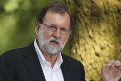 Mariano Rajoy inaugura el curso políico en Cotobade (Pontevedra).-EFE