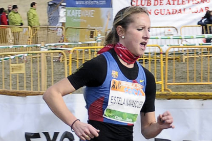 La atleta del Caep Soria, Estela Navascués. / ÚRSULA SIERRA-