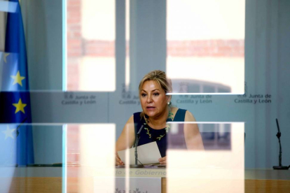 La vicepresidenta y portavoz de la Junta, Rosa Valdeón, comparece en rueda de prensa posterior al Consejo de Gobierno-Ical
