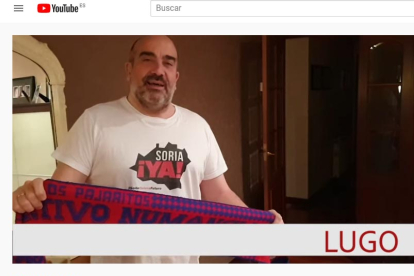 Un soriano residente en Granada elabora un vídeo gracias a la implicación de cientos de participantes.-HDS