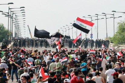 Protestas sociales en Irak.-EFE