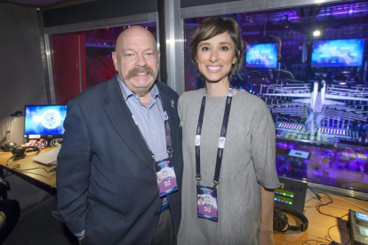 José María Íñigo y Julia Varela repiten como pareja de comentaristas de TVE en el Festival de Eurovisión.-