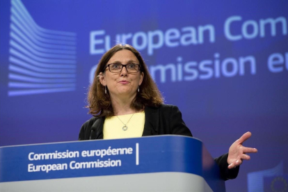 Cecilia Malmström, comisaria europea de Comercio.  /-AP / VIRGINIA MAYO