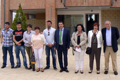 Miembros de la nueva corporación de Arcos de Jalón.-T.C.