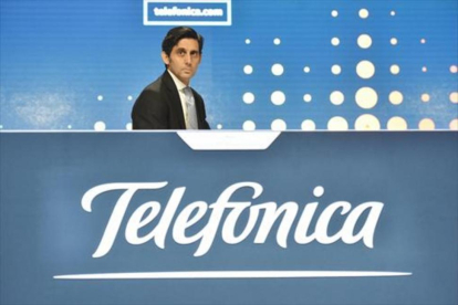 El presidente de Telefonica, José María Álvarez-Pallete, en la junta general de accionistas de mayo pasado.-EFE / FERNANDO VILLAR