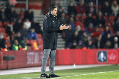 Mauricio Pellegrino, durante un partido de la Premier.-/ FRANK AUGSTEIN (AP)