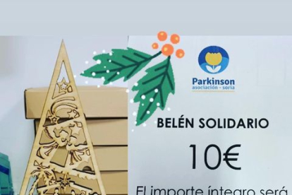 Cartel promocional del Belén de Párkinson Soria y Trofeos Romero. HDS