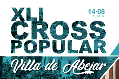 Cartel del 41 Cross Popular Villa de Abejar.