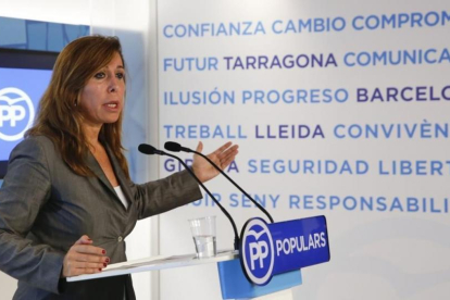 La presidenta del PPC, Alícia Sánchez-Camacho.-