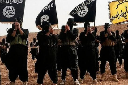Miembros del Estado Islámico en una imagen propagandística.-