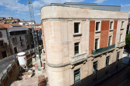 Obras en el Banco de España, en una imagen de archivo.-ÁLVARO MARTÍNEZ