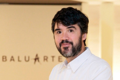 Óscar García, chef del Baluarte, restaurante de la capital soriana con Estrella Michelín. LUIS ÁNGEL TEJEDOR