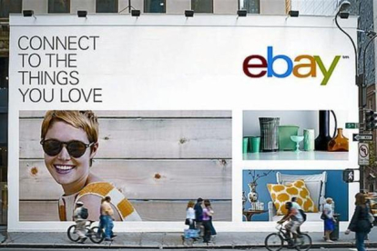 Anuncio de Ebay en las calles de Nueva York.-EL PERIÓDICO
