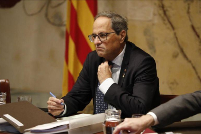 El presidente de la Generalitat, Quim Torra.-FERRAN NADEU
