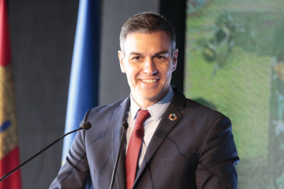Pedro Sánchez interviene en la inauguración de Presura. GONZALO MONTESEGURO