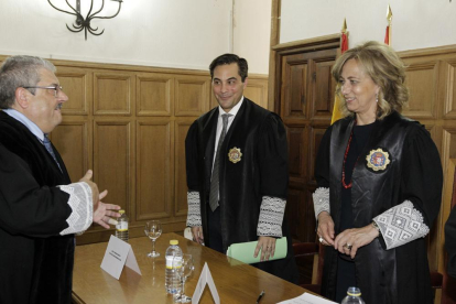 El nuevo fiscal jefe de Soria en su toma de posesión-Luis Ángel Tejedor