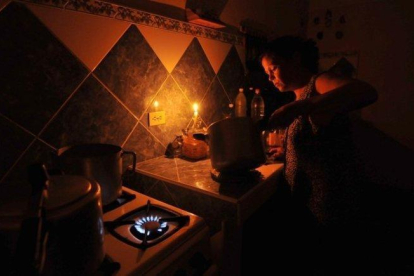 Cuba estuvo sin energía eléctrica por varias horas.-AFP