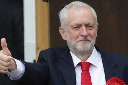 El líder laborista, Jeremy Corbyn-EL PERIÓDICO