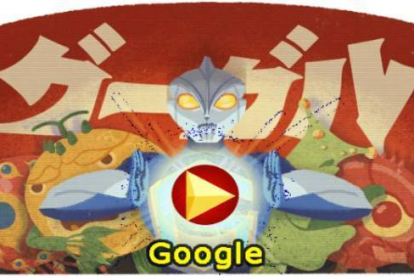 Google homenajea el 114 aniversario del director de efectos especiales Eiji Tsuburaya en un divertido 'doodle' interactivo.-Foto: GOOGLE