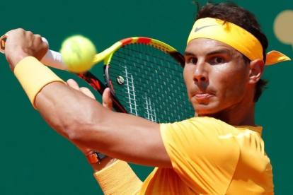 Rafael Nadal, en Montecarlo.-REUTERS