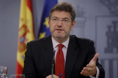 El ministro de Justicia, Rafael Catalá.-JOSE LUIS ROCA