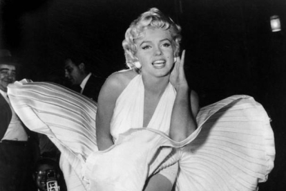 Marilyn Monroe, en la icónica fotografía planificada por Sam Shaw-EL PERIÓDICO / ARCHIVO
