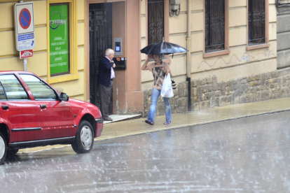 Precipitaciones registradas en Soria en el pasado mes de julio. / ÁLVARO MARTÍNEZ-