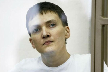 La piloto ucraniana Nadezhda Savchenko.-AP