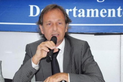Jorge Delhon, en un acto en Argentina.-/ LA NACIÓN