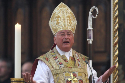 El obispo Walter Mixa, que dimitió tras trascender las denuncias de abusos sexuale-KARL JOSEF HILDEBRAND