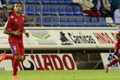 El delantero uruguayo Braian Rodríguez. / ÁLVARO MARTÍNEZ-