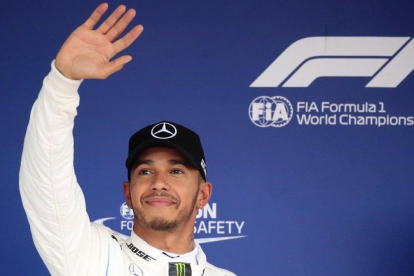 Lewis Hamilton gana en Japón y está a punto de proclamarse pentacampeón del mundo de F-1.-FRANK ROBINCHON