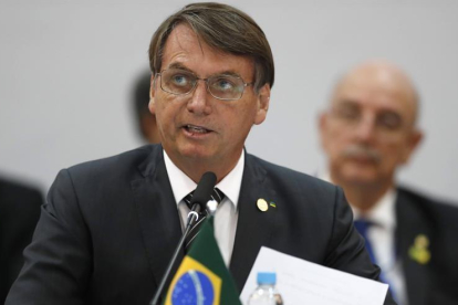 Jair Bolsonaro, presidente de Brasil.-
