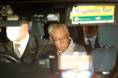 Greg Kelly, durante su detención-Kim Kyung-Hoon