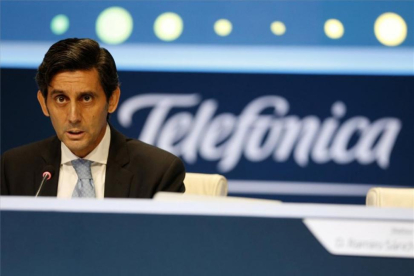 El presidente de Telefónica, José María Álvarez-Pallete.-REUTERS / SERGIO PÉREZ