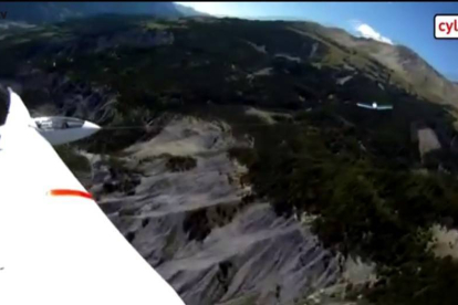 Zona de los Alpes donde se ha estrellado el avión.-RTVCYL