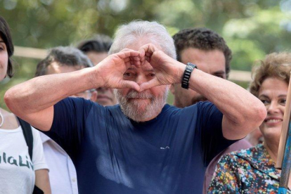 Lula fue condenado en primera instancia a nueve años y seis meses de cárcel en julio de 2017.-EFE