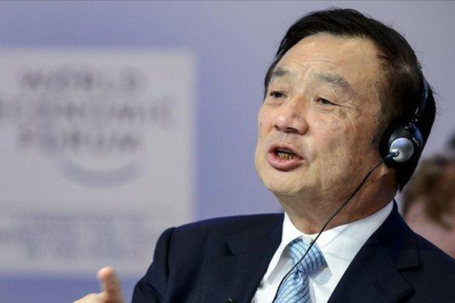 El fundador de Huawei, Ren Zhengfei.-AFP / FABRICE COFFRINI