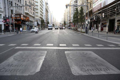 Madrid Central, la zona de bajas emisiones de la ciudad.-DAVID CASTRO