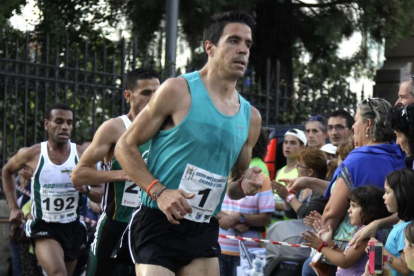 Enrique Fernández Pinedo durante una competición en Soria.-DIEGO MAYOR